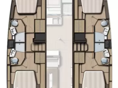 Bali Bali 4.4 charter bareboat eller skeppad i Biograd Na Moru