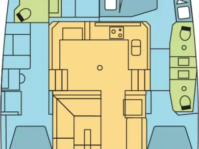 Yacht charter Saint Thomas billig Bali Catspace Voile