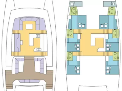 Uthyrning Katamaran  Dream 60 med en båtlicens 