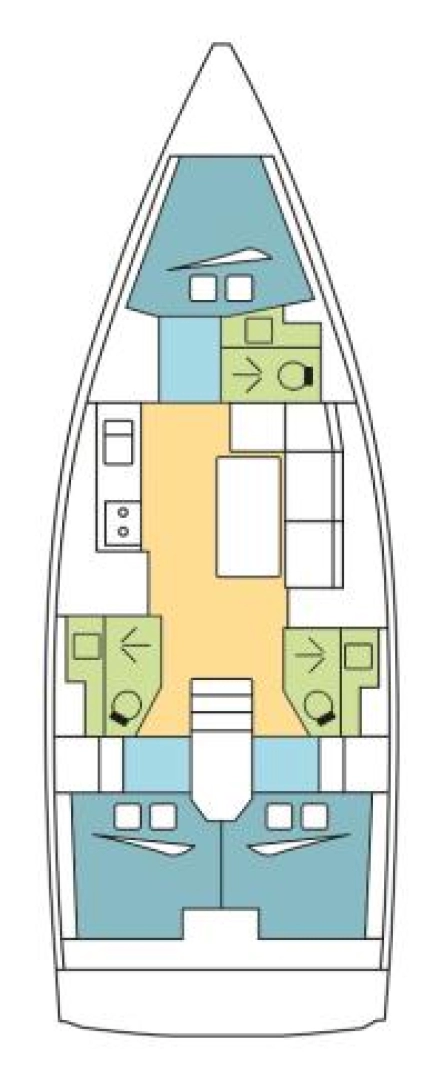 Yacht charter Parham Town billig Dufour 390 GL