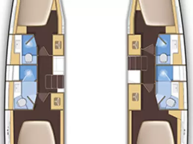 Hyra Katamaran  med eller utan skeppare Lagoon Deme of Volos 