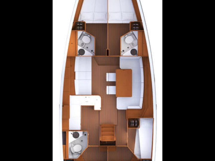 Jeanneau Jeanneau 53 charter bareboat eller skeppad i Lavrio