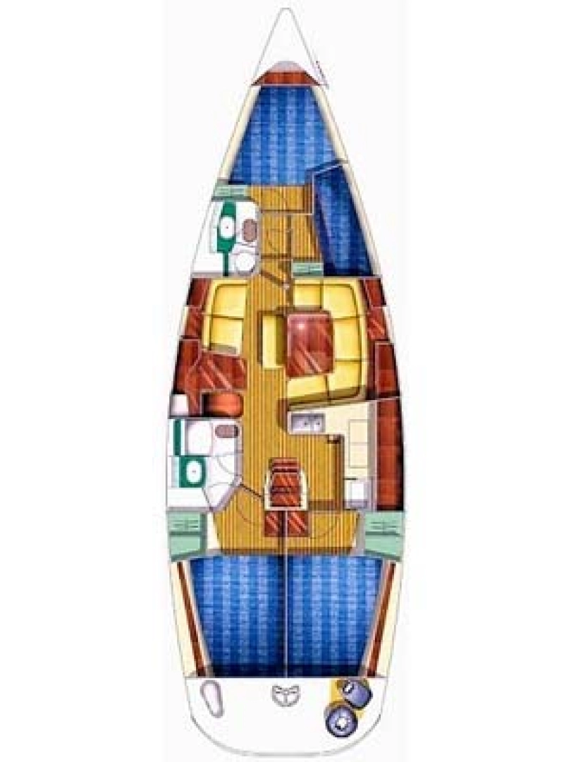 Jeanneau Sun Odyssey 43 charter bareboat eller skeppad i Alimos