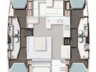 Uthyrning Katamaran  i South Malé Atoll - Leopard Catamarans / Robertson & Caine Leopard 45 - 3 + 1 cab.