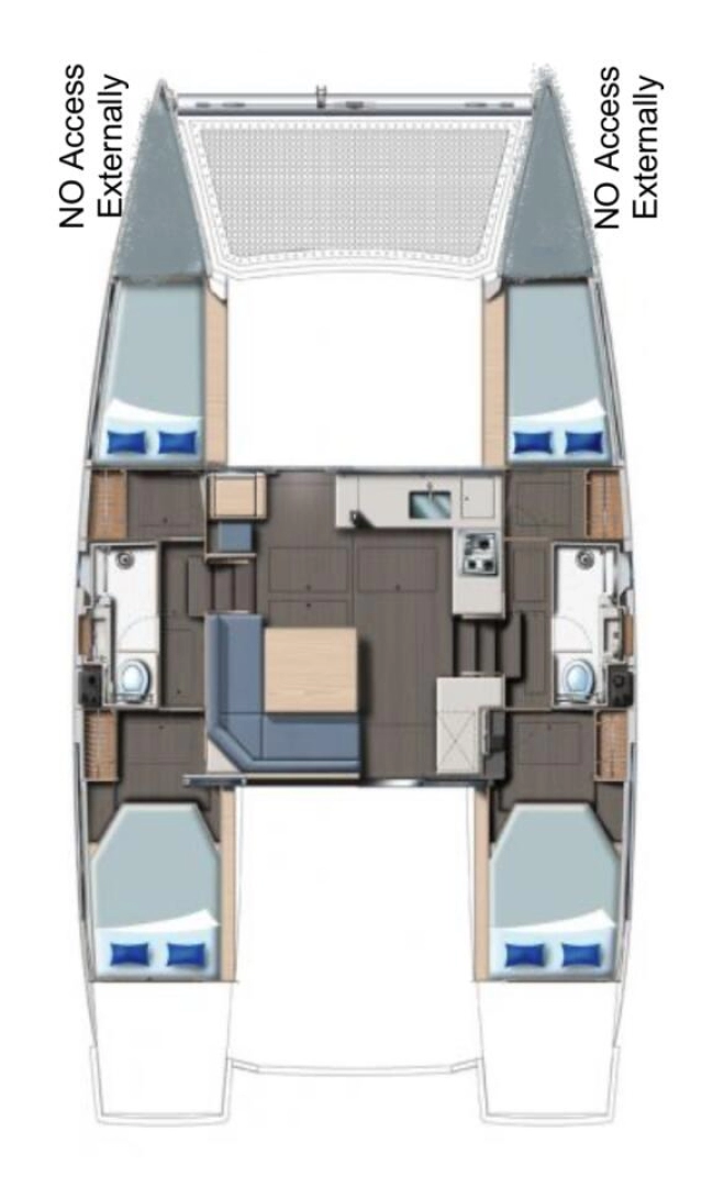Hyr en Leopard Catamarans / Robertson & Caine Leopard 40 Furnari 