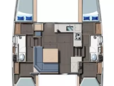 Hyr en Leopard Catamarans / Robertson & Caine Leopard 40 Furnari 