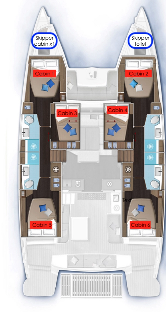 Lagoon Lagoon 51 charter bareboat eller skeppad i Mai Khao
