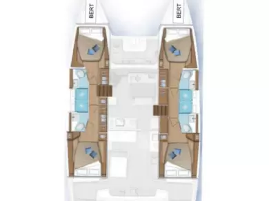 Lagoon Lagoon 46 charter bareboat eller skeppad i Road Town