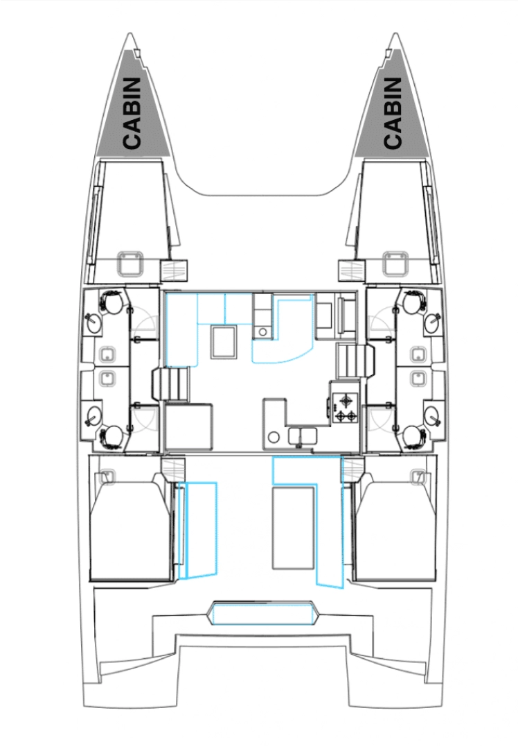 Yacht charter Road Town billig Nautitech 46 Fly