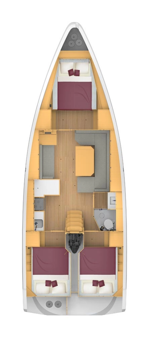 Yacht charter Trogir  billig Bavaria C42