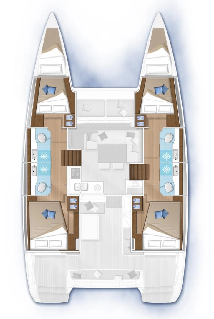 Hyra Katamaran  med eller utan skeppare Lagoon Gouvia 