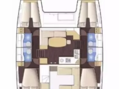 Yacht charter Trogir  billig Lagoon 400