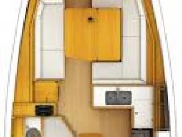 Uthyrning Segelbåt  Jeanneau med en båtlicens 