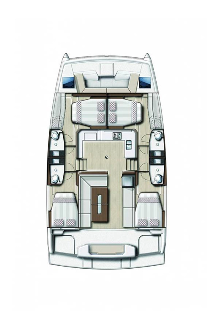 Yacht charter Eden Island billig Bali Catspace Voile