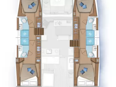 Yacht charter Eden Island billig Lagoon 46