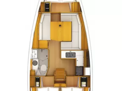 Yacht charter Sukošan billig Sun Odyssey 379