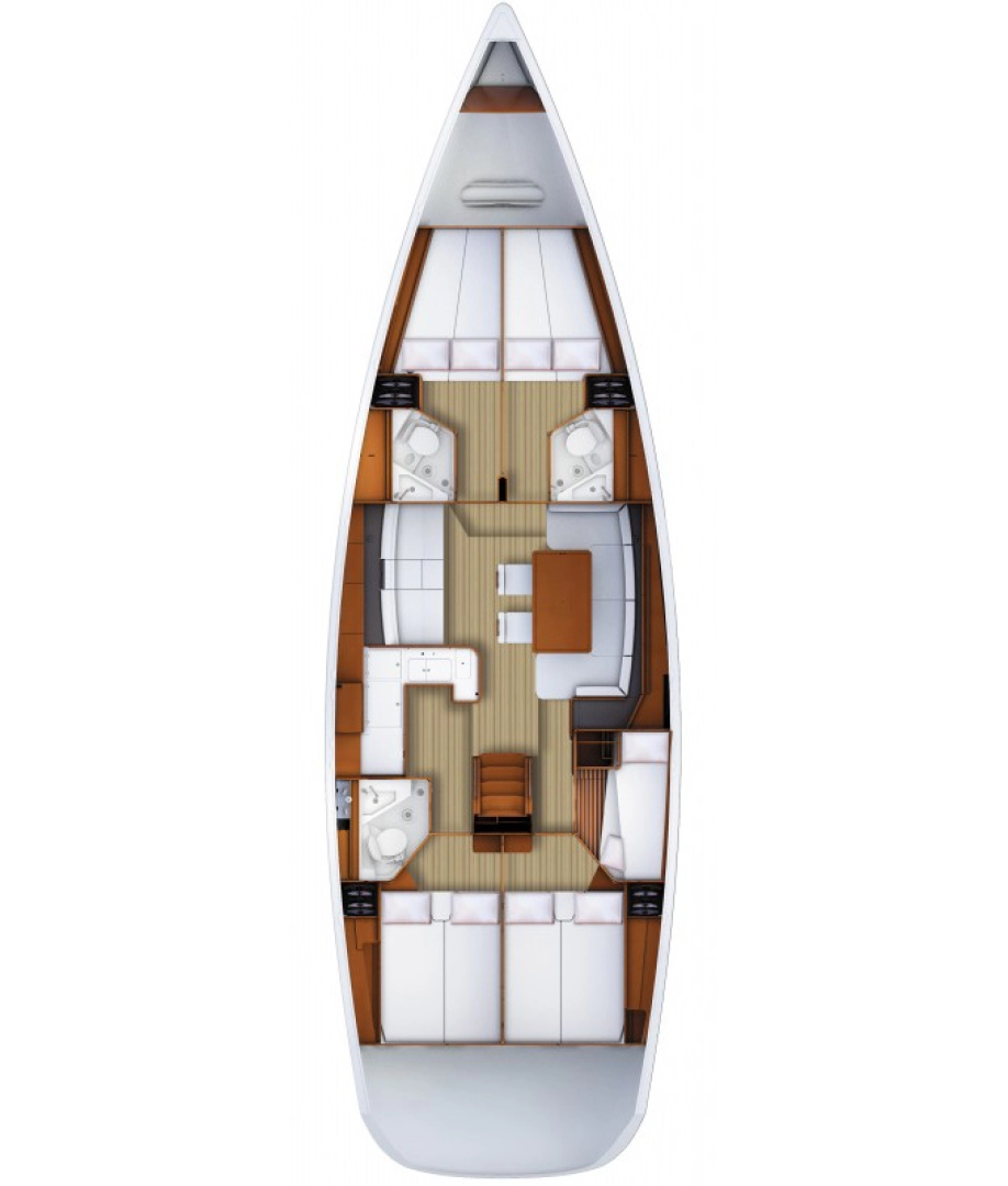 Yacht charter Lavrio billig Jeanneau 53