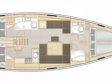 Yacht charter Lefkáda billig Hanse 458