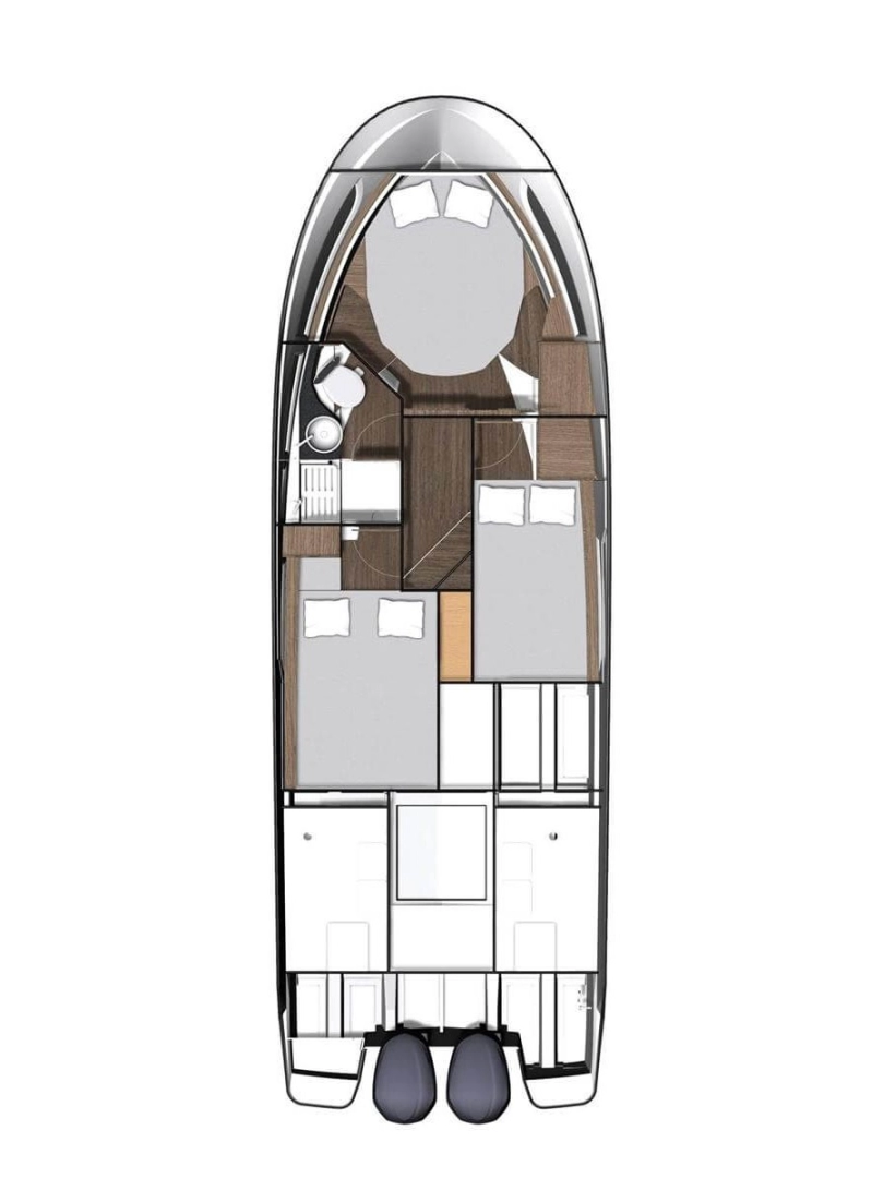 Jeanneau Merry Fisher 1095 Fly charter bareboat eller skeppad i Pula 