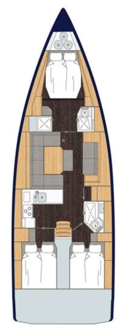 Uthyrning Segelbåt  i Gocek - Bavaria Bavaria C45