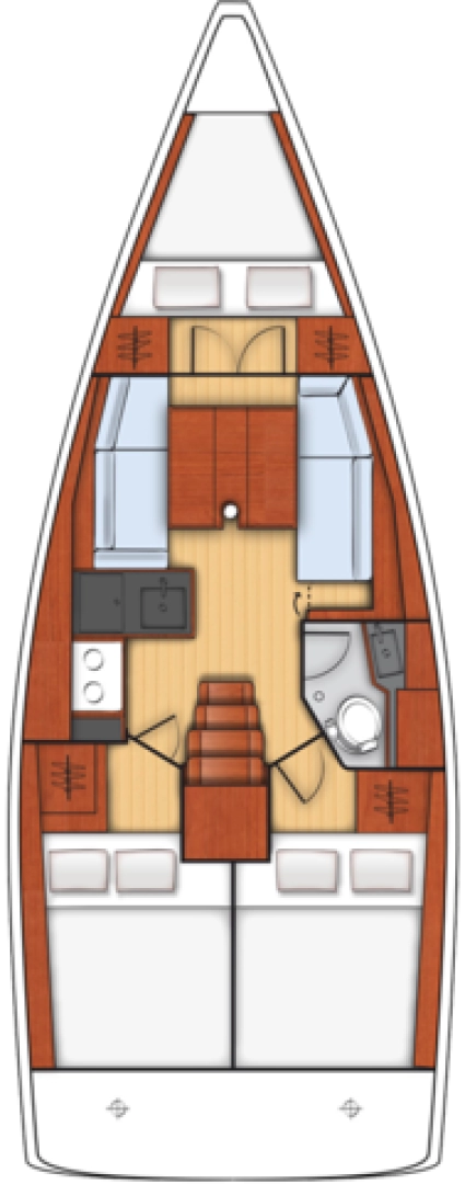 Bénéteau Oceanis 35.1 charter bareboat eller skeppad i Split 