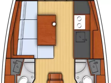 Bénéteau Oceanis 38.1 charter bareboat eller skeppad i Donji Seget