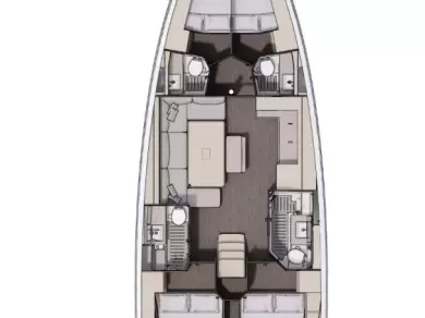 Yacht charter Zadar billig Dufour 470