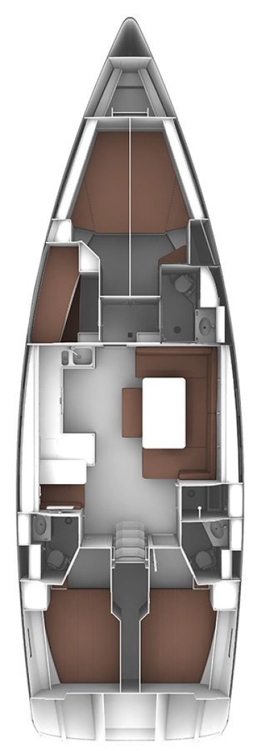 Bavaria Cruiser 51 charter bareboat eller skeppad i Lavrio