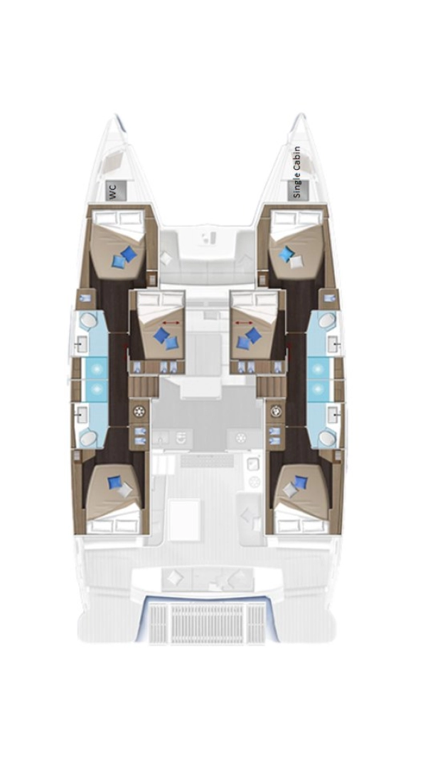 Katamaran  för uthyrning Lavrio till det bästa priset 