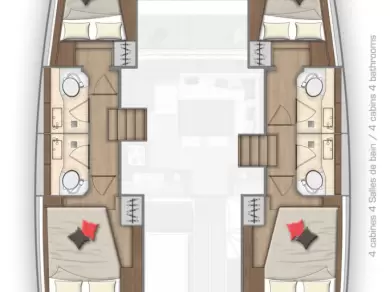 Hyr en Lagoon Lagoon 40 Lefkáda 