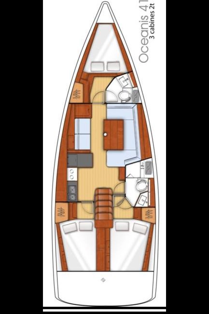 Yacht charter Gouvia billig Oceanis 41