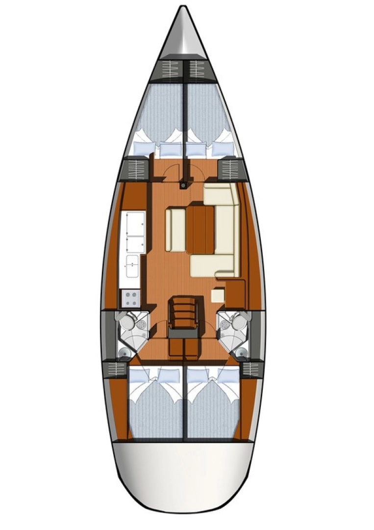 Jeanneau Sun Odyssey 44i charter bareboat eller skeppad i Alimos