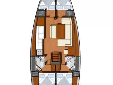 Jeanneau Sun Odyssey 44i charter bareboat eller skeppad i Alimos