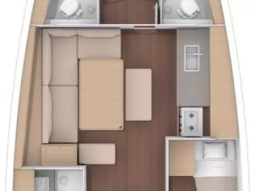 Hyra Segelbåt  med eller utan skeppare Dufour Trogir  