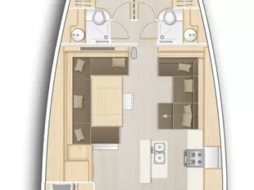 Yacht charter Trogir  billig Hanse 588