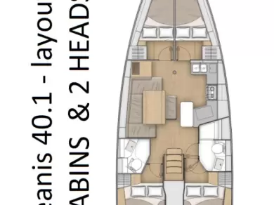 Båtuthyrning Bénéteau Oceanis 40.1 i Pomer på Samboat 