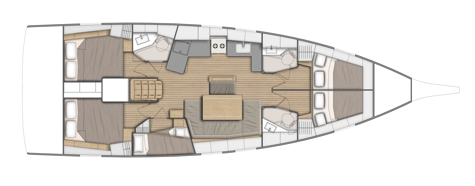 Bénéteau Oceanis 46.1 charter bareboat eller skeppad i Pomer