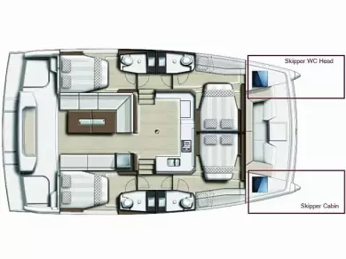 Bali Bali Catspace Voile charter bareboat eller skeppad i Lefkáda