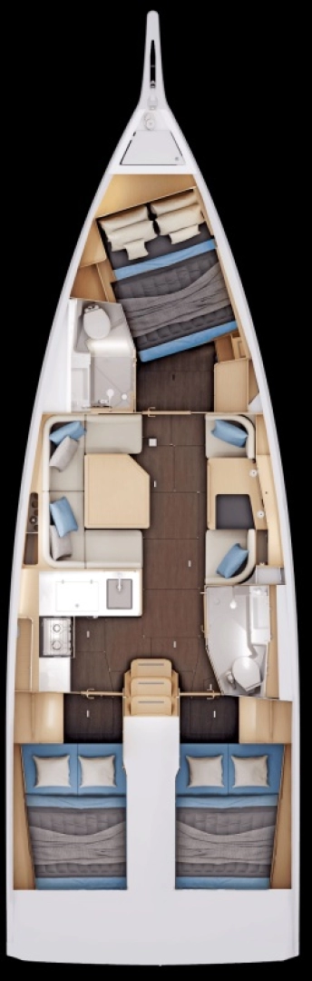 Yacht charter Split  billig Sun Odyssey 415