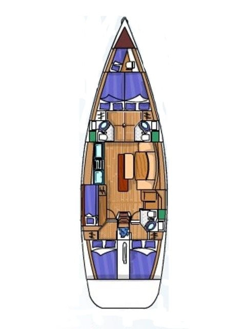 Uthyrning Segelbåt  i Sukošan - Bénéteau Cyclades 50.5