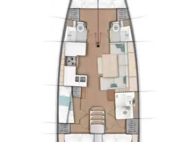 Yacht charter Sukošan billig Sun Odyssey 490
