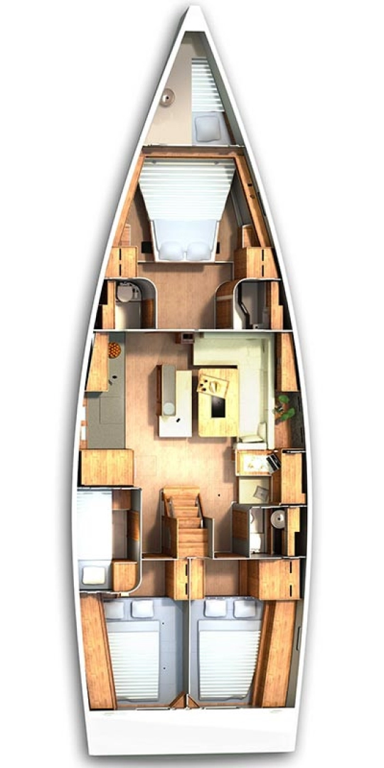 Yacht charter Biograd Na Moru billig Hanse 505