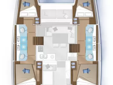 Uthyrning Katamaran  Lagoon med en båtlicens 