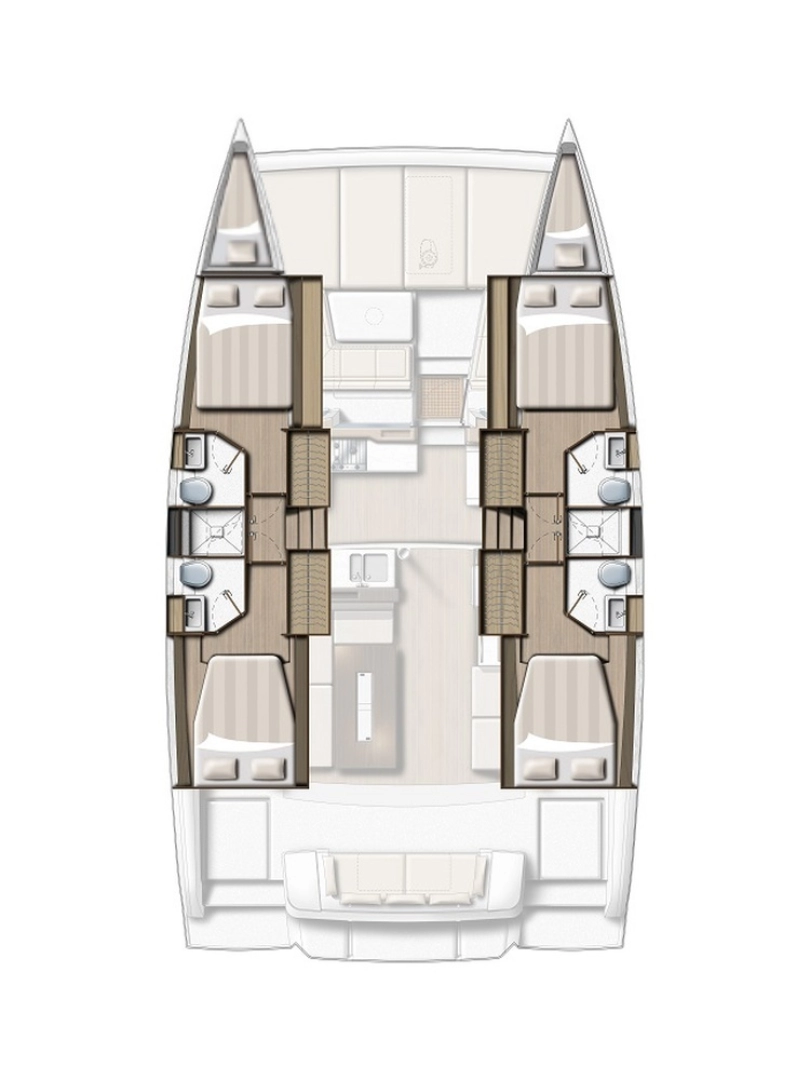 Yacht charter Gouvia billig Bali 4.2