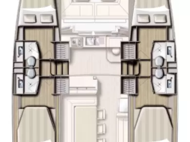 Uthyrning Katamaran  i Lefkáda - Bali Bali 4.1