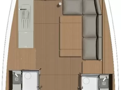 Yacht charter Fethiye billig Dufour 390