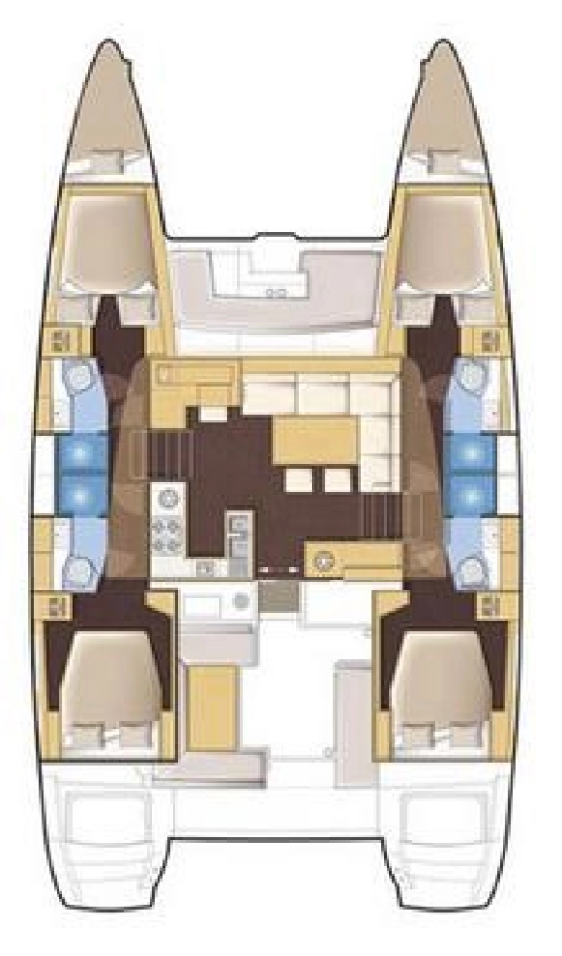 Båtuthyrning Lagoon Lagoon 450 i Alimos på Samboat 