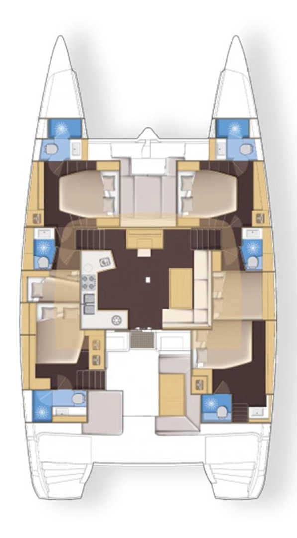 Lagoon Lagoon 52 charter bareboat eller skeppad i Alimos