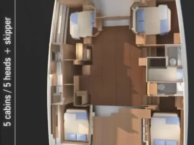 Yacht charter Pirovac billig Dufour Catamarans 48 Sail