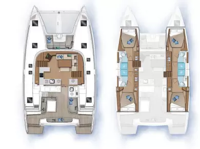 Uthyrning Katamaran  Lagoon med en båtlicens 